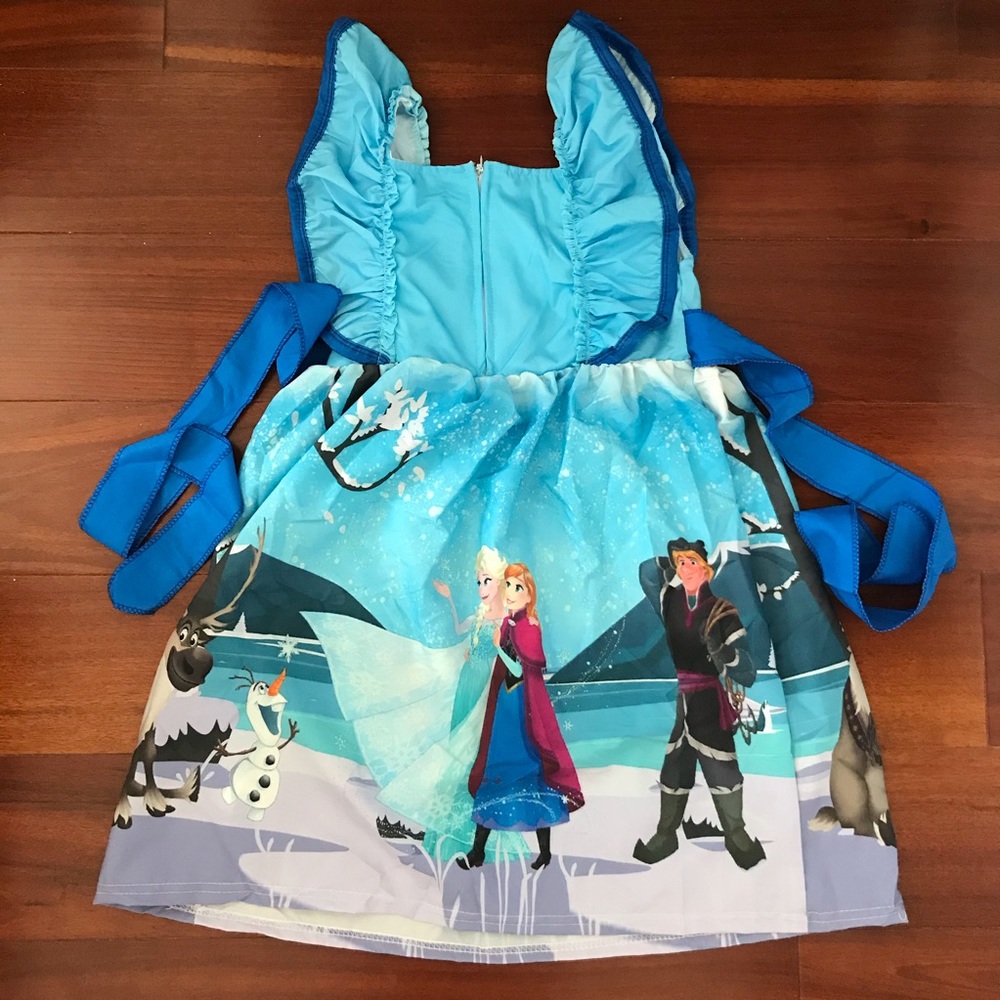 Frozen Elsa Anna Cute Dress - Picture 7 of 7